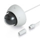 Cameră IP Dome 4K UniFi Ubiquiti AI PoE, Albă, UVC-AI-Dome-W