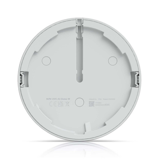 Cameră IP Dome 4K UniFi Ubiquiti AI PoE, Albă, UVC-AI-Dome-W