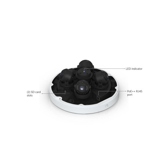Cameră IP Multi-Senzor 32 MP UniFi Ubiquiti AI Multi Sensor 4 PoE++, UVC-AI-MS-4-W