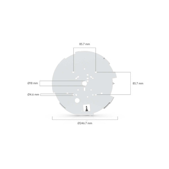 Cameră IP Multi-Senzor 32 MP UniFi Ubiquiti AI Multi Sensor 4 PoE++, UVC-AI-MS-4-W