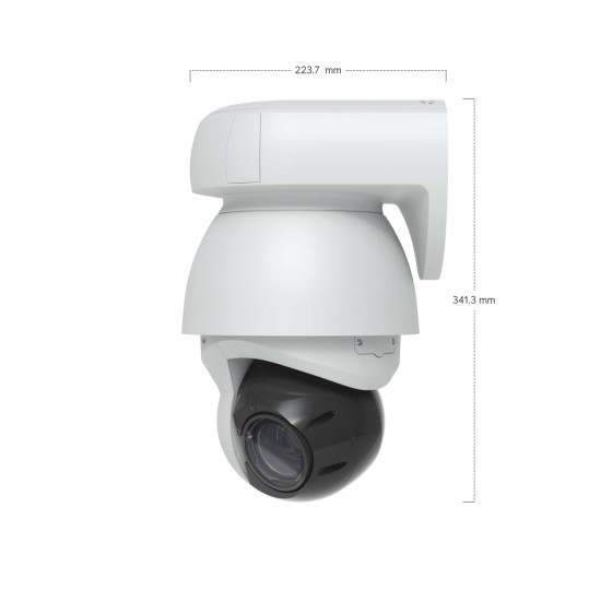 Cameră IP PTZ Industrială 4K UniFi Ubiquiti AI PTZ PoE++, Albă, UVC-AI-PTZ-W