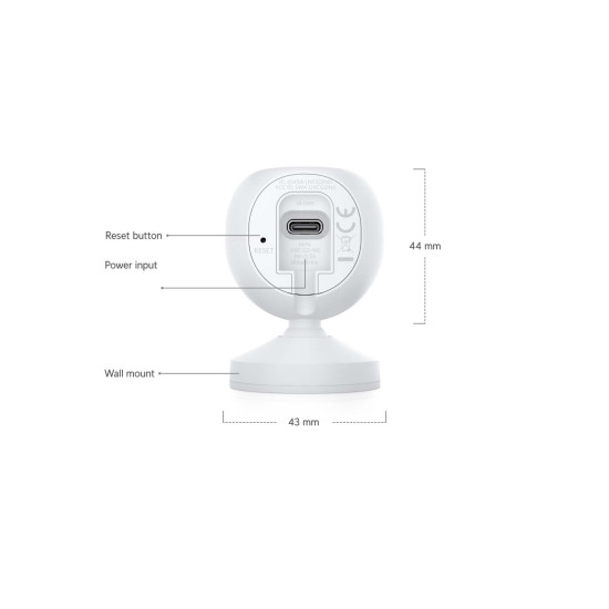 Cameră IP Compactă Full HD UniFi Ubiquiti G3 Instant WiFi, UVC-G3-INS