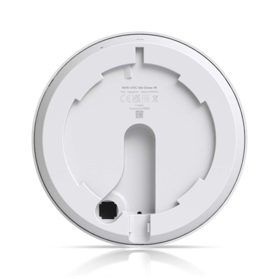 Cameră IP Dome 4K UniFi Ubiquiti G6 PoE, UVC-G6-Dome-W