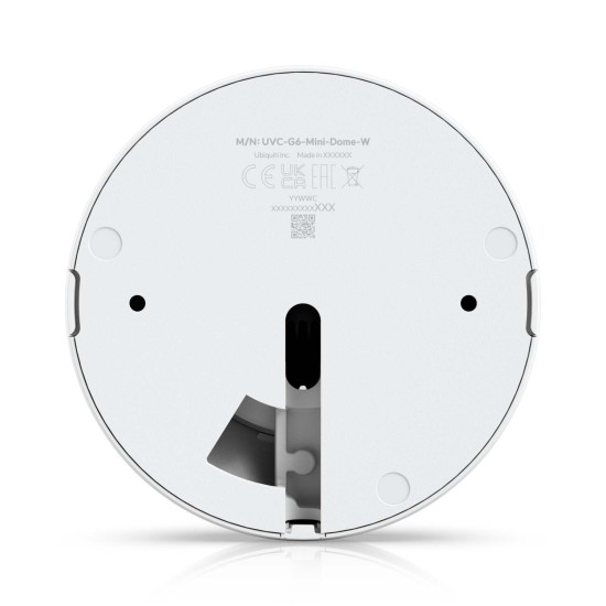 Cameră IP Mini Dome 4K UniFi Ubiquiti G6 PoE, UVC-G6-Mini-Dome-W