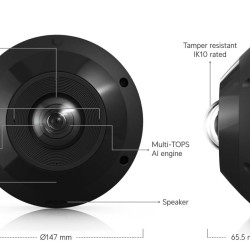 Cameră IP 360° 12 MP UniFi Ubiquiti G6 Pro PoE, UVC-G6-Pro-360-B