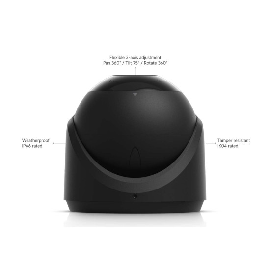 Cameră IP Turret 4K UniFi Ubiquiti G6 PoE, UVC-G6-Turret-B