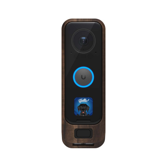 Carcasă pentru G4 Doorbell Pro UniFi Ubiquiti, Lemn, UACC-G4-DB-Pro-Cover-Wood