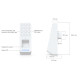 Cititor control acces cu amprentă, NFC și tastatură UniFi Ubiquiti G3 Reader Fingerprint, Alb, UA-G3-Fingerprint-W
