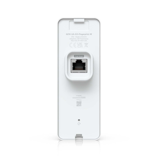 Cititor control acces cu amprentă, NFC și tastatură UniFi Ubiquiti G3 Reader Fingerprint, Alb, UA-G3-Fingerprint-W
