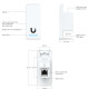 Kit control acces lift UniFi Ubiquiti G3 Elevator Starter Kit, până la 18 etaje, PoE, UA-G3-SK-Elevator