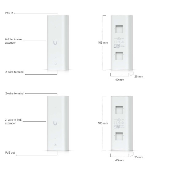 Kit control acces lift UniFi Ubiquiti G3 Elevator Starter Kit, până la 18 etaje, PoE, UA-G3-SK-Elevator