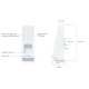 Cititor control acces OSDP cu amprentă, NFC și tastatură UniFi Ubiquiti Retrofit Reader Fingerprint, Alb, UA-Retrofit-Reader-Fingerprint-W
