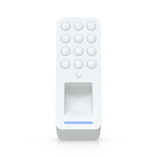 Cititor control acces OSDP cu amprentă, NFC și tastatură UniFi Ubiquiti Retrofit Reader Fingerprint, Alb, UA-Retrofit-Reader-Fingerprint-W