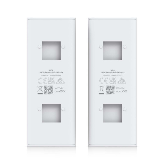 Extender PoE pe 2 fire UniFi Ubiquiti pentru cablu torsadat sau coaxial, UACC-Retrofit-PoE-2Wire