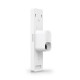 Cititor profesional pentru control  acces Ubiquiti interior-exterior PoE PIN NFC IP55 Alb, UA-G3-Pro-W