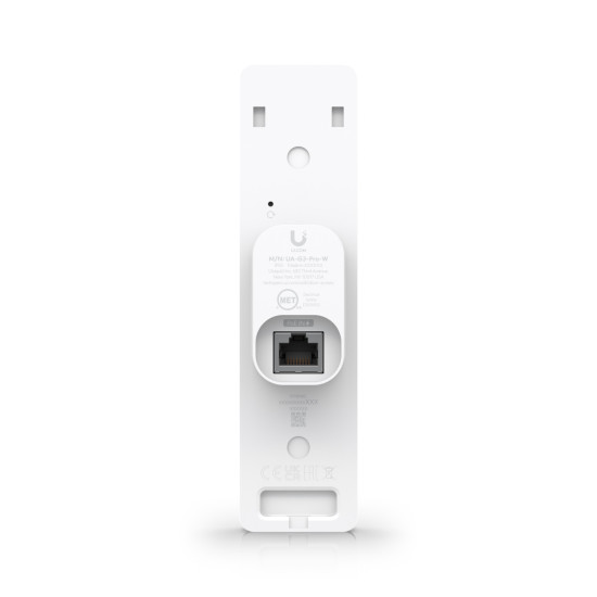 Cititor profesional pentru control  acces Ubiquiti interior-exterior PoE PIN NFC IP55 Alb, UA-G3-Pro-W