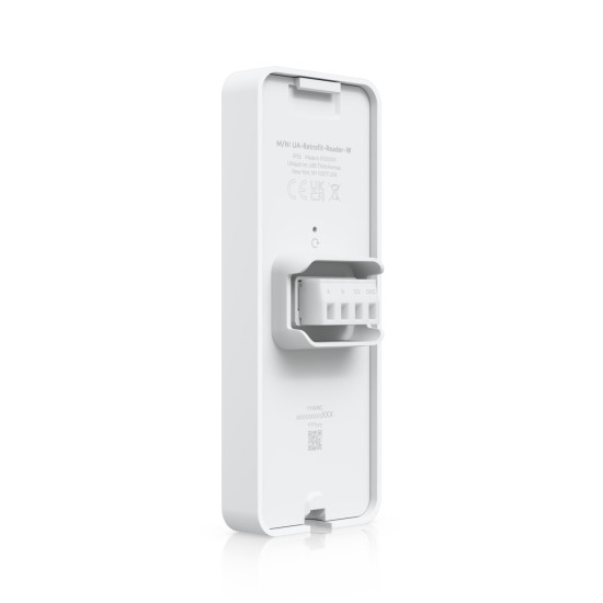 Ubiquiti UniFi Access Reader interior/exterior NFC RS 485 IP55 Alb, UA-Retrofit-Reader-W