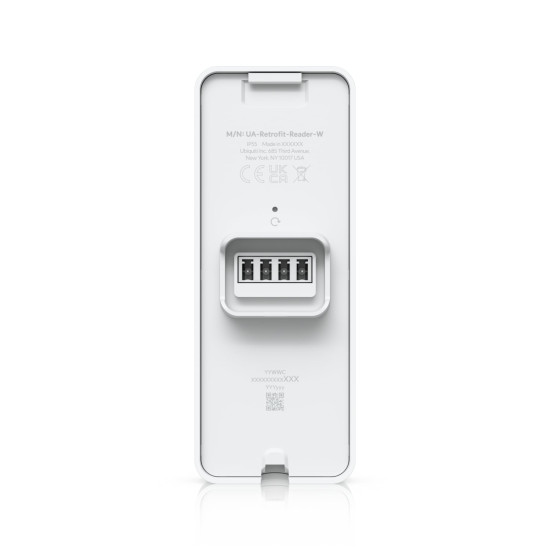 Ubiquiti UniFi Access Reader interior/exterior NFC RS 485 IP55 Alb, UA-Retrofit-Reader-W