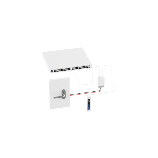 UniFi Access Hub Door Mini Ubiquiti 3 Porturi Gigabit PoE++ indoor, UA-Hub-Door-Mini