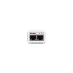 Adaptor PoE 24 V DC UniFi Ubiquiti, 7 W, Gigabit, Alb, POE-24-7W-G-WH