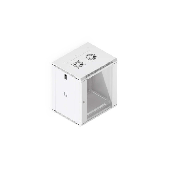 Dulap Rack 12U de perete UniFi Ubiquiti, Ventilatoare integrate, Panouri detașabile, UACC-Rack-12U-Wall-450-G