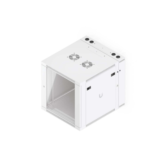 Dulap Rack 12U de perete UniFi Ubiquiti, Ventilatoare integrate, Panouri detașabile, UACC-Rack-12U-Wall-SW-G