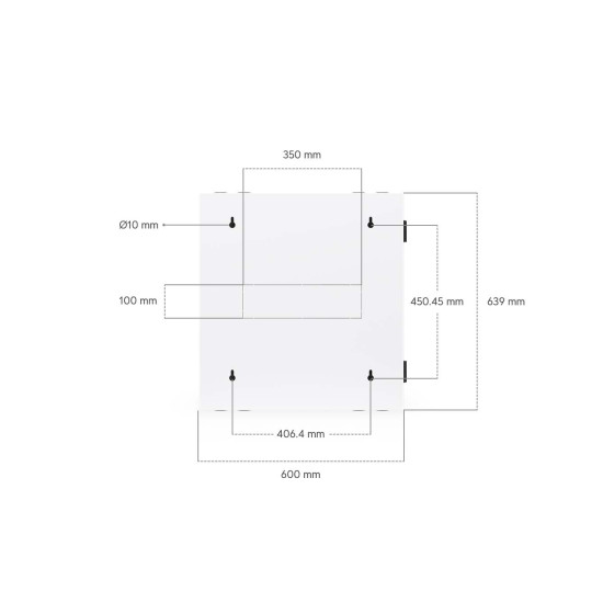 Dulap Rack 12U de perete UniFi Ubiquiti, Ventilatoare integrate, Panouri detașabile, UACC-Rack-12U-Wall-SW-G