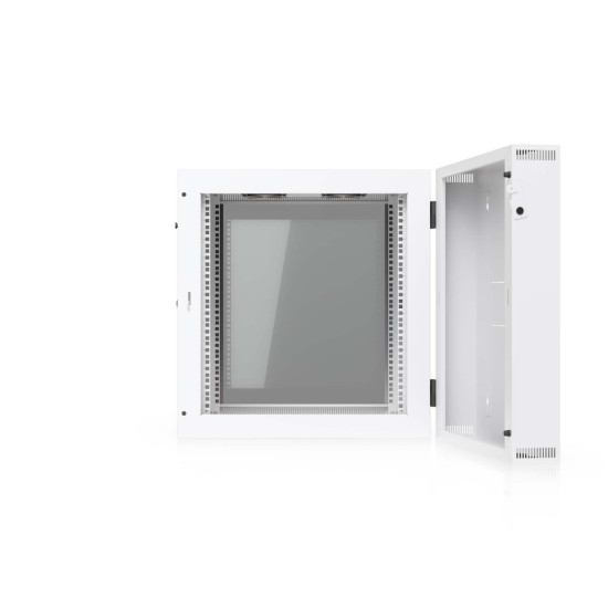 Dulap Rack 12U de perete UniFi Ubiquiti, Ventilatoare integrate, Panouri detașabile, UACC-Rack-12U-Wall-SW-G