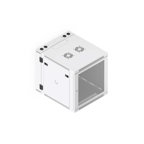 Dulap Rack 12U de perete UniFi Ubiquiti, Ventilatoare integrate, Panouri detașabile, UACC-Rack-12U-Wall-SW-P
