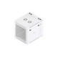 Dulap Rack 12U de perete UniFi Ubiquiti, Ventilatoare integrate, Panouri detașabile, UACC-Rack-12U-Wall-SW-P
