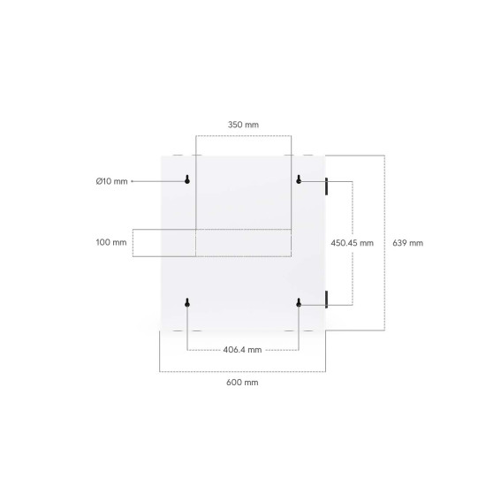 Dulap Rack 12U de perete UniFi Ubiquiti, Ventilatoare integrate, Panouri detașabile, UACC-Rack-12U-Wall-SW-P