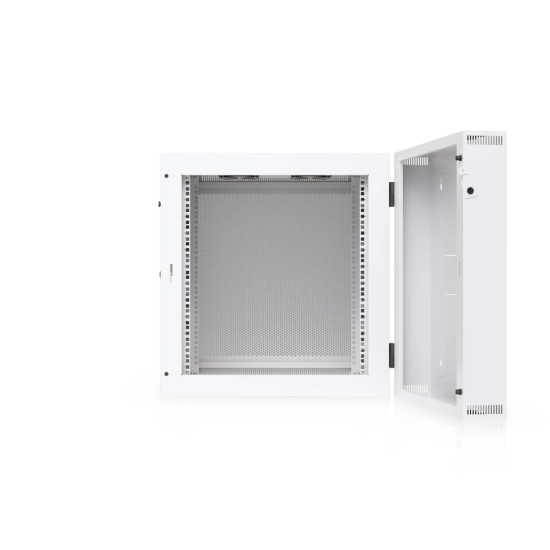 Dulap Rack 12U de perete UniFi Ubiquiti, Ventilatoare integrate, Panouri detașabile, UACC-Rack-12U-Wall-SW-P