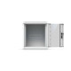 Dulap Rack Slim 12U de perete UniFi Ubiquiti, Ușă din sticlă, Ventilatoare integrate, UACC-Rack-12U-Wall-Slim
