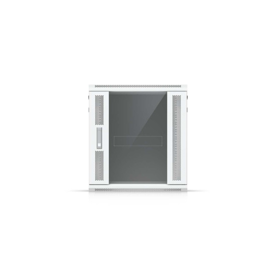 Dulap Rack Slim 12U de perete UniFi Ubiquiti, Ușă din sticlă, Ventilatoare integrate, UACC-Rack-12U-Wall-Slim