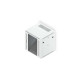 Dulap Rack Slim 12U de perete UniFi Ubiquiti, Ușă din sticlă, Ventilatoare integrate, UACC-Rack-12U-Wall-Slim