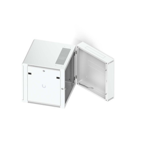 Dulap Rack 12U de perete UniFi Ubiquiti, Ușă din sticlă, Ventilatoare integrate, UACC-Rack-12U-Wall