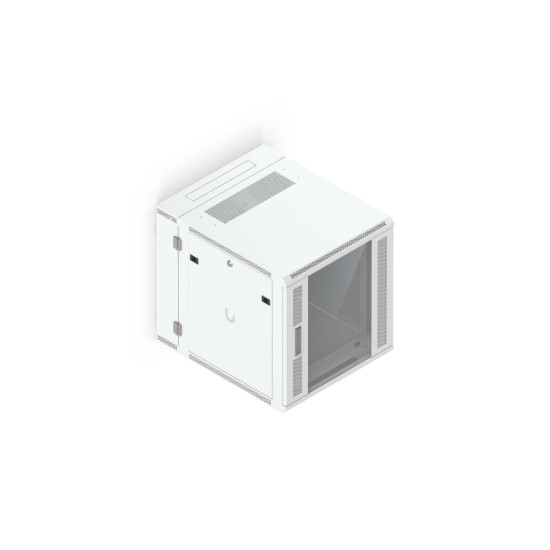 Dulap Rack 12U de perete UniFi Ubiquiti, Ușă din sticlă, Ventilatoare integrate, UACC-Rack-12U-Wall