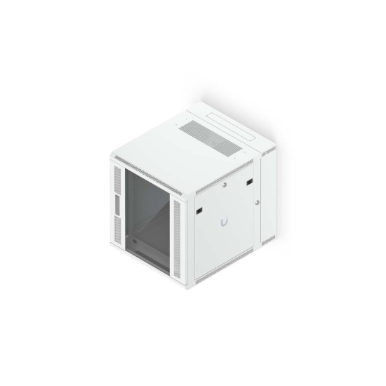 Dulap Rack 12U de perete UniFi Ubiquiti, Ușă din sticlă, Ventilatoare integrate, UACC-Rack-12U-Wall