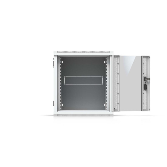 Dulap Rack 12U de perete UniFi Ubiquiti, Ușă din sticlă, Ventilatoare integrate, UACC-Rack-12U-Wall