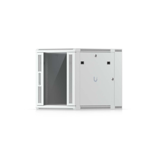 Dulap Rack 12U de perete UniFi Ubiquiti, Ușă din sticlă, Ventilatoare integrate, UACC-Rack-12U-Wall