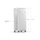 Dulap Rack 42U de podea UniFi Ubiquiti, Ventilatoare integrate, Panouri detașabile, UACC-Rack-42U