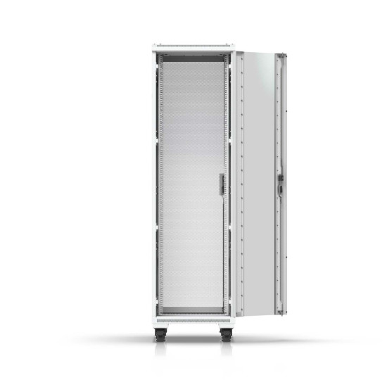 Dulap Rack 42U de podea UniFi Ubiquiti, Ventilatoare integrate, Panouri detașabile, UACC-Rack-42U