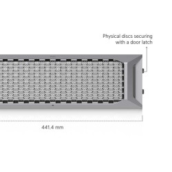 Panou frontal 3U de securitate UniFi Ubiquiti Bezel Lite, UACC-3U-Bezel-Lite