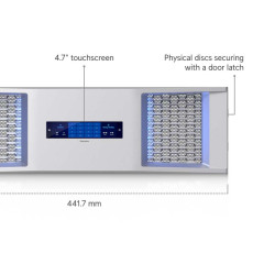 Panou frontal 3U cu ecran tactil 4.7" pentru ENVR și ENAS UniFi Ubiquiti, UACC-3U-Bezel
