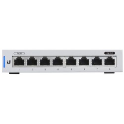 Switch PoE Ubiquiti UniFi cu 8 porturi Gigabit, managed - US-8