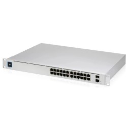 Switch PoE Ubiquiti UniFi Switch PRO cu 24 porturi Gigabit, 2xSFP+, managed, rackabil - USW-PRO-24-POE