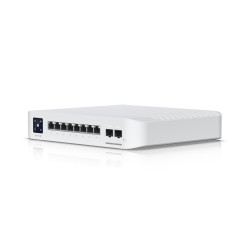 Switch Ubiquiti cu 8 porturi Gigabit, ieșire PoE+ și PoE++, Layer 3, UniFi Pro 8 PoE - USW-Pro-8-PoE