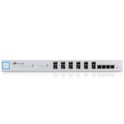 Switch Ubiquiti UniFi cu 16 porturi Gigabit (12xSFP), managed, rackabil - US-16-XG