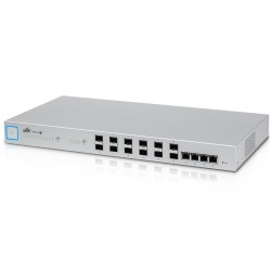 Switch Ubiquiti UniFi cu 16 porturi Gigabit (12xSFP), managed, rackabil - US-16-XG
