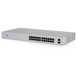 Switch Ubiquiti UniFi cu 24 porturi Gigabit, 2xSFP, managed, rackabil - US-24